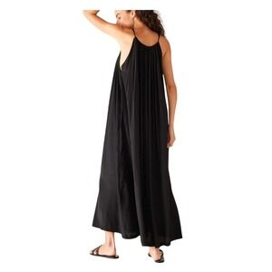 Mersea Women's Black Maxi Dress with Halter Back